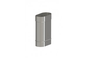 Ovalus įdėklas L-0,25m DN 100/200 (AISI-316L) SO-1001-2000-025-020-V Ovalus įdėklas L-0,25m DN 100/200 (AISI-316L) SO-1001-2000-025-020-V